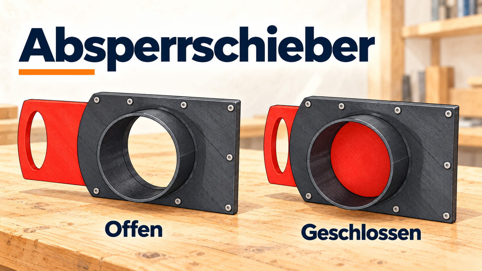 Absperrschieber: den richtigen Anschluss öffnen